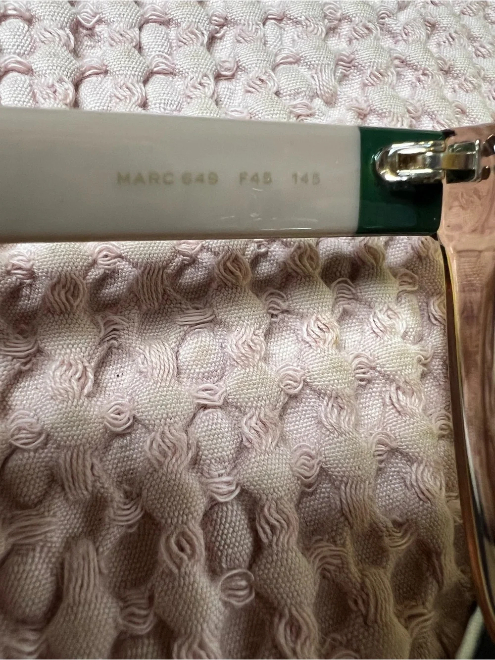 Marc Jacobs MARC 649 Cat Eye Eyeglass Frames Beige Brown 53mm BNWT